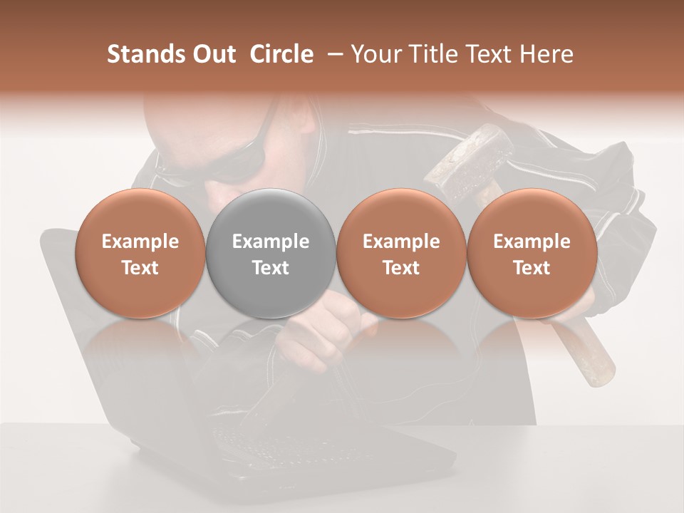 Password Work Male PowerPoint Template