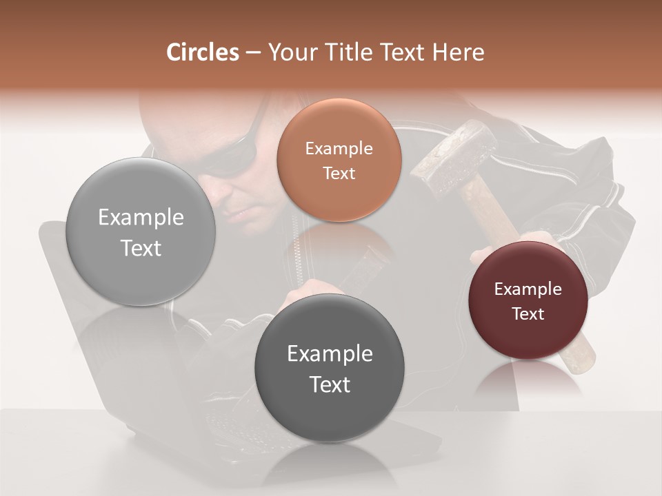 Password Work Male PowerPoint Template