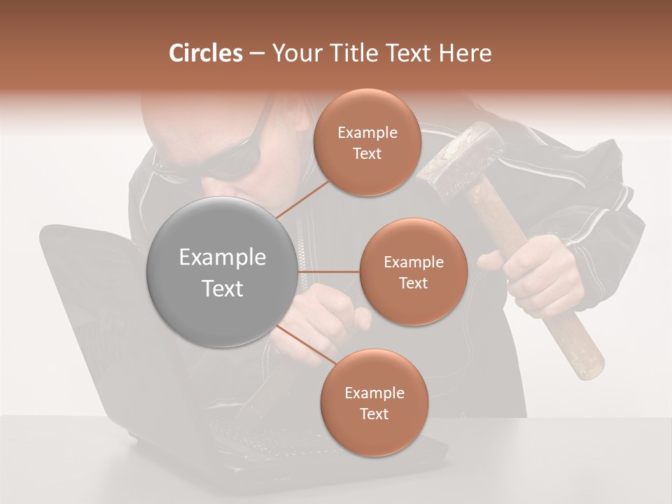 Password Work Male PowerPoint Template