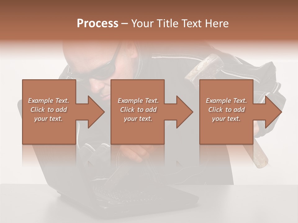 Password Work Male PowerPoint Template