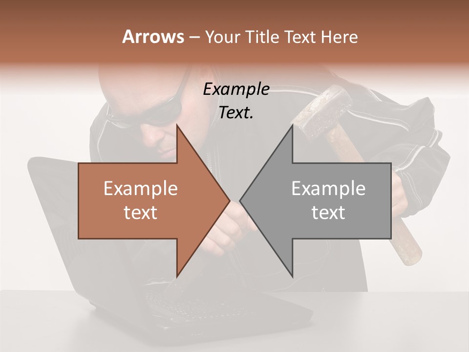 Password Work Male PowerPoint Template