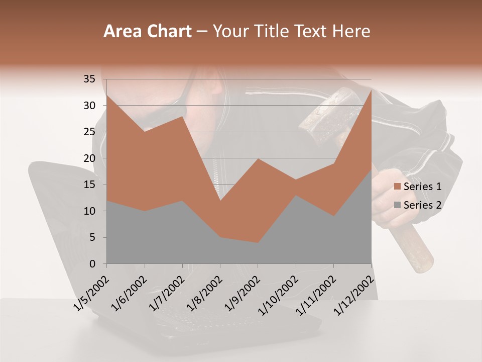 Password Work Male PowerPoint Template