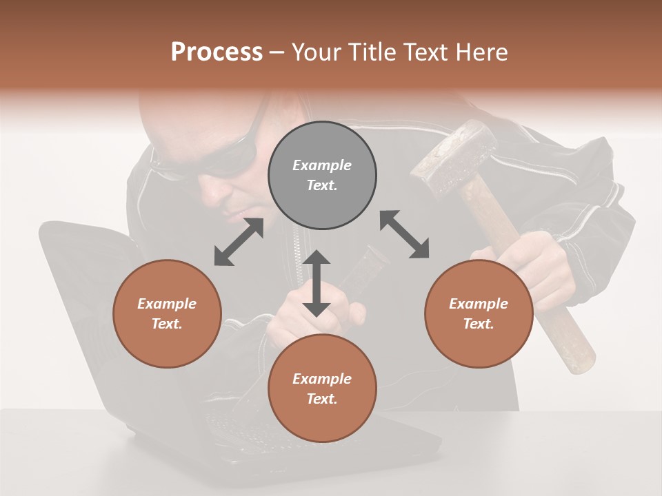 Password Work Male PowerPoint Template