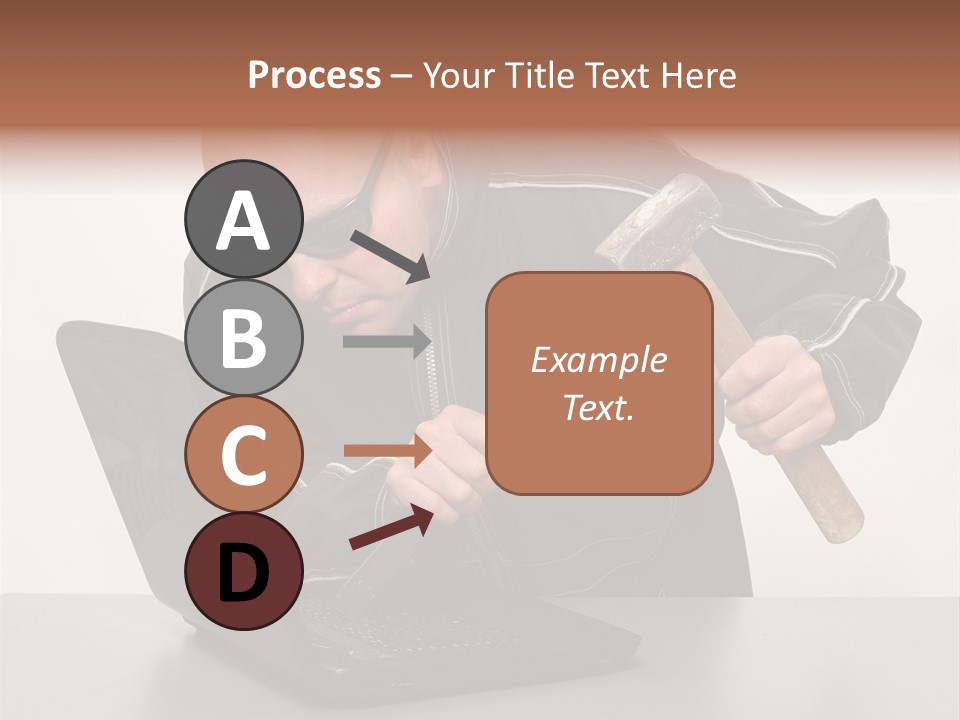 Password Work Male PowerPoint Template