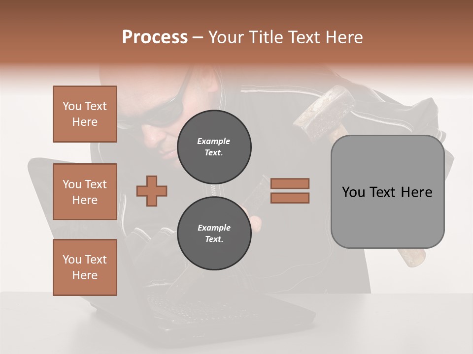 Password Work Male PowerPoint Template