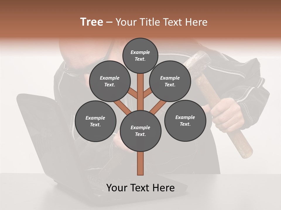 Password Work Male PowerPoint Template