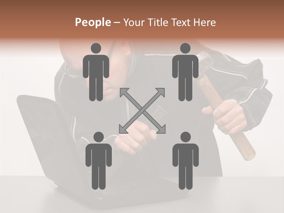 Password Work Male PowerPoint Template