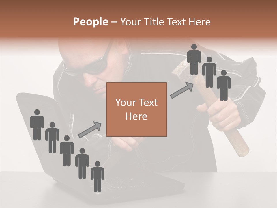 Password Work Male PowerPoint Template