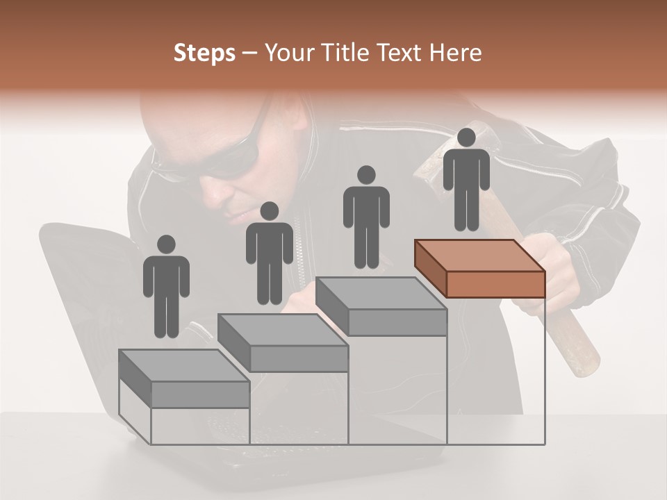 Password Work Male PowerPoint Template