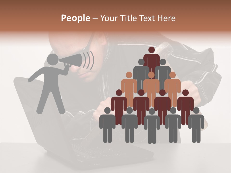 Password Work Male PowerPoint Template