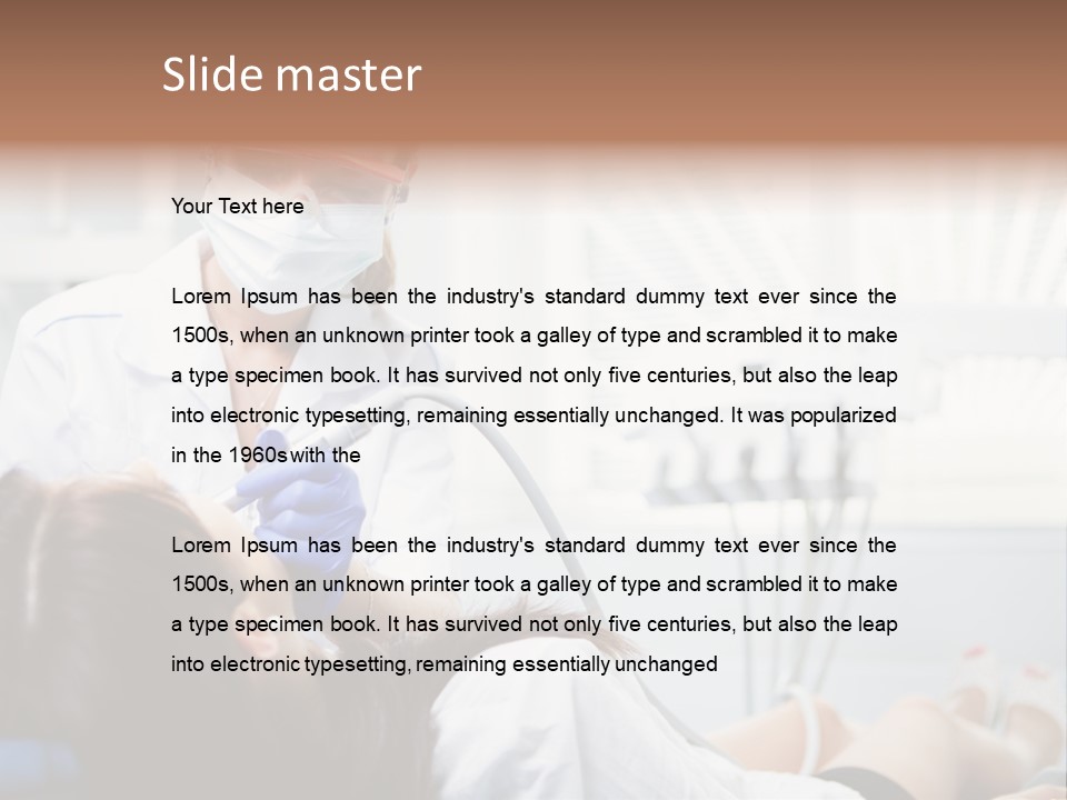 Care Examine Indoors PowerPoint Template