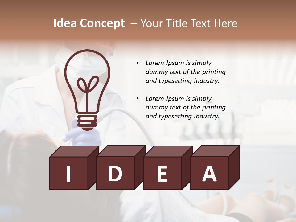 Care Examine Indoors PowerPoint Template