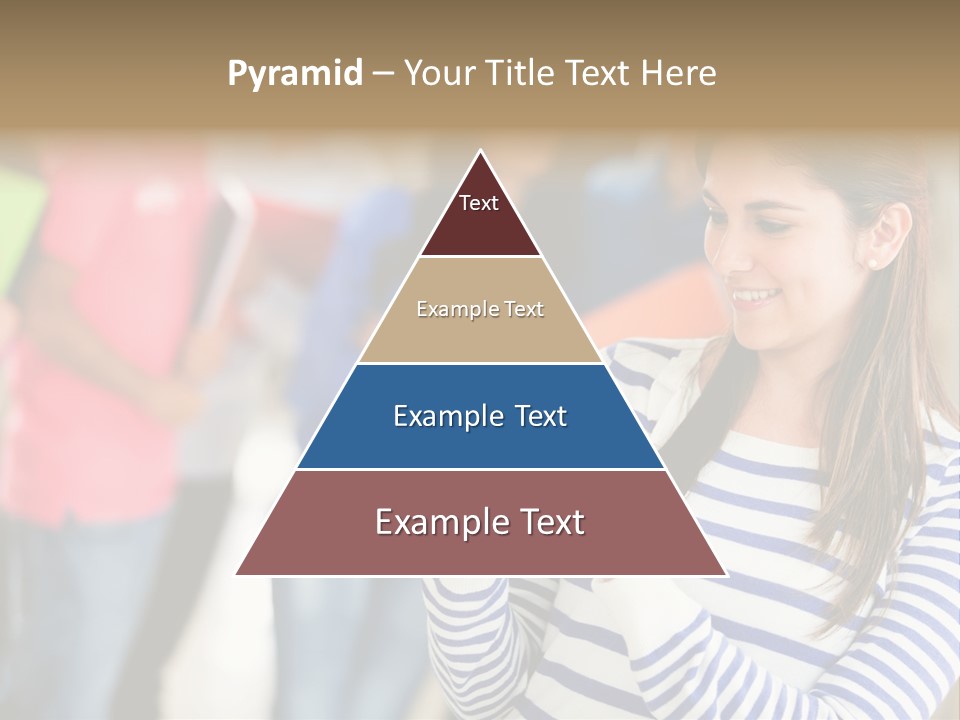 Attractive Casual Hispanic PowerPoint Template