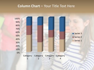 Attractive Casual Hispanic PowerPoint Template