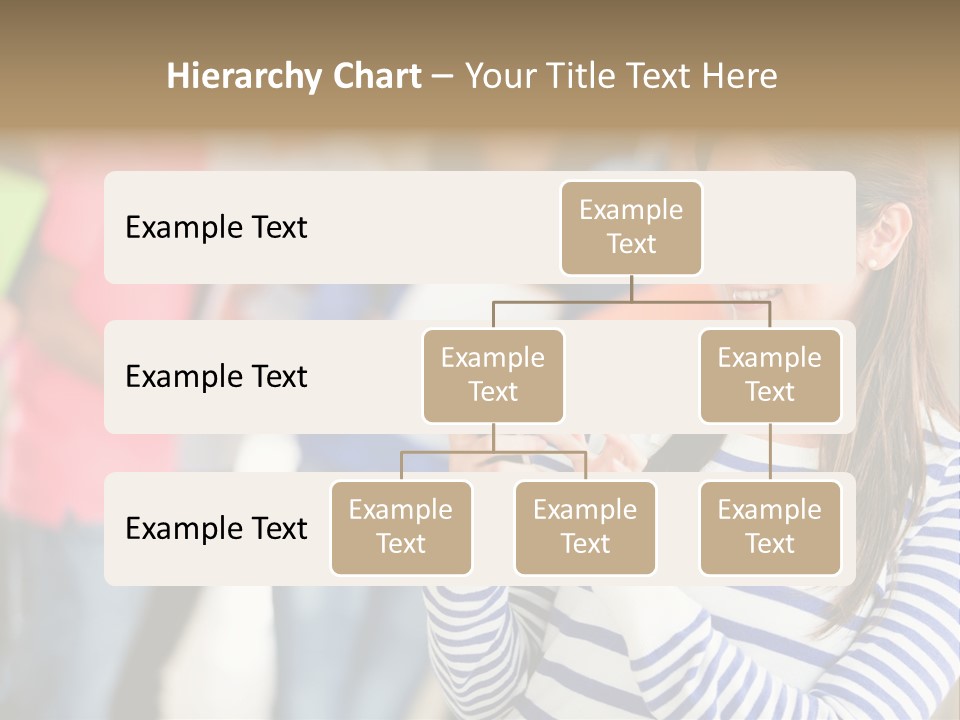 Attractive Casual Hispanic PowerPoint Template