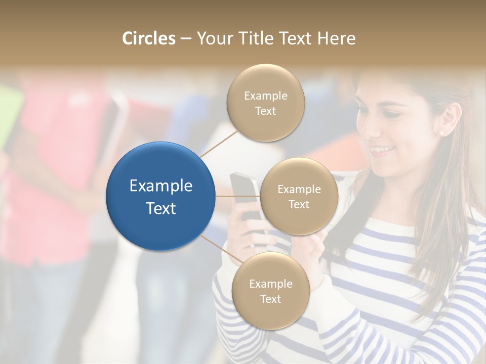 Attractive Casual Hispanic PowerPoint Template