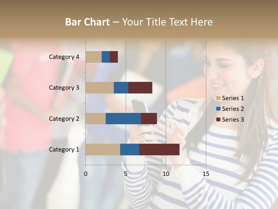 Attractive Casual Hispanic PowerPoint Template