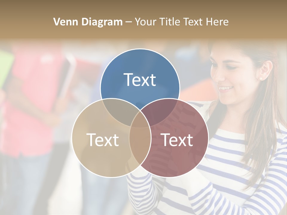 Attractive Casual Hispanic PowerPoint Template