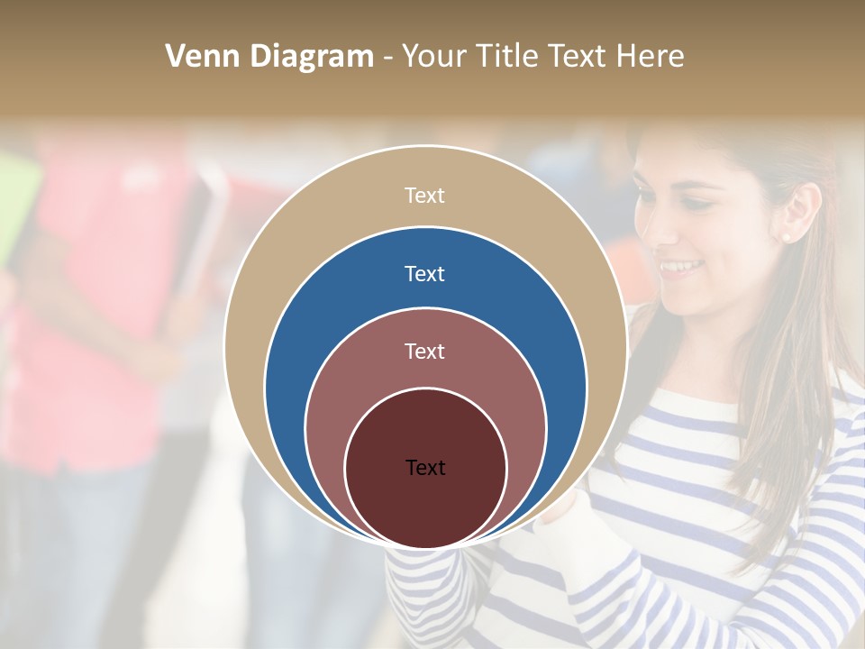 Attractive Casual Hispanic PowerPoint Template