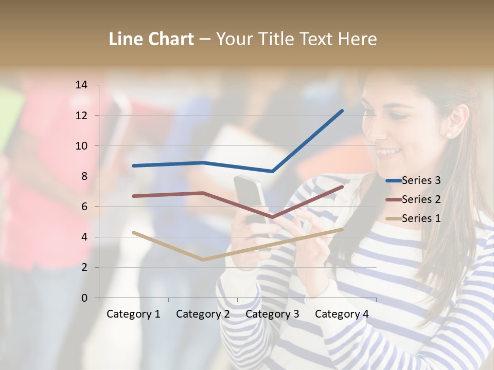 Attractive Casual Hispanic PowerPoint Template