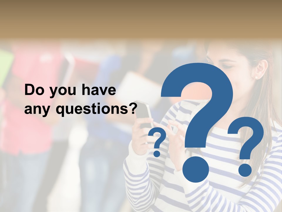 Attractive Casual Hispanic PowerPoint Template