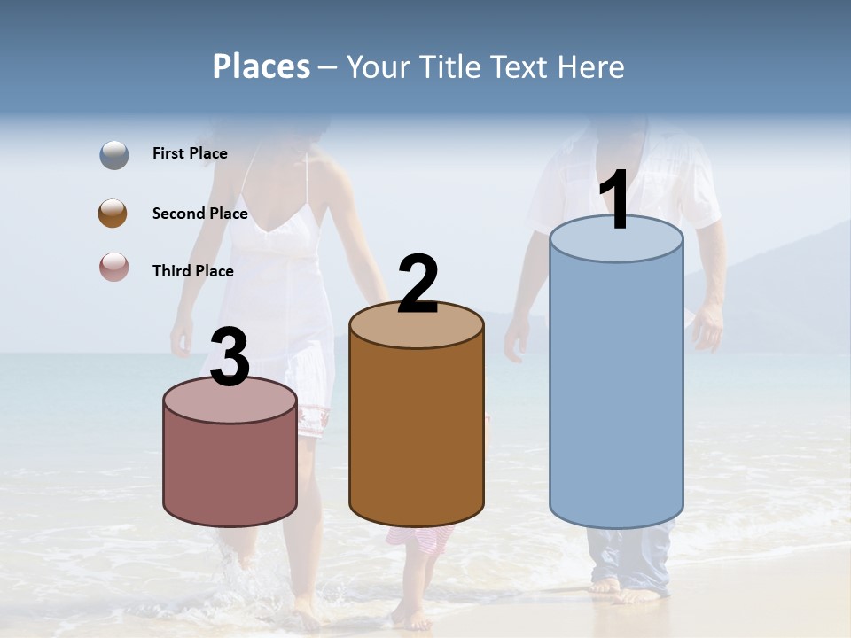 Waterside Journey Child PowerPoint Template