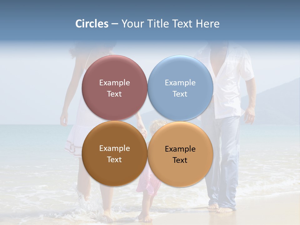 Waterside Journey Child PowerPoint Template