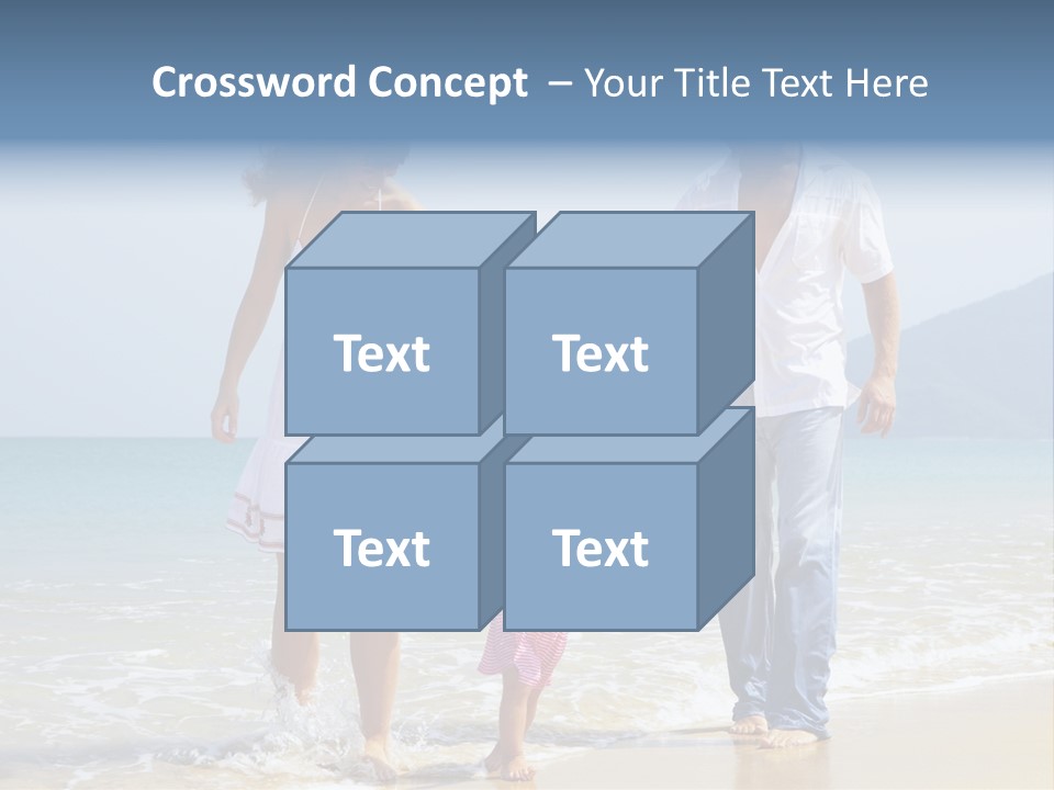 Waterside Journey Child PowerPoint Template