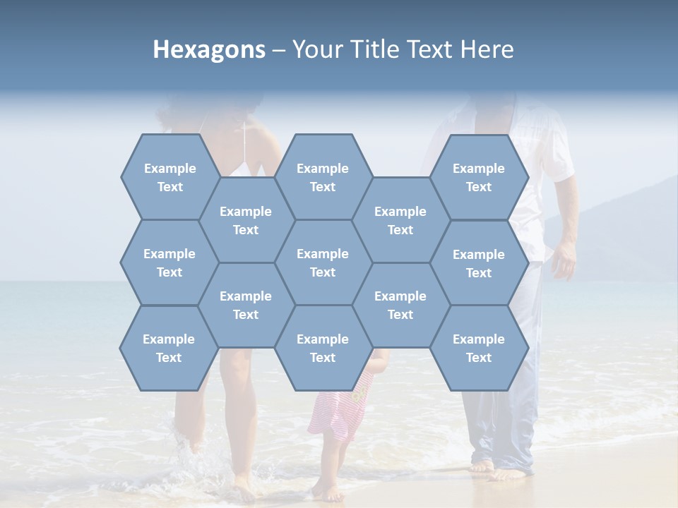 Waterside Journey Child PowerPoint Template