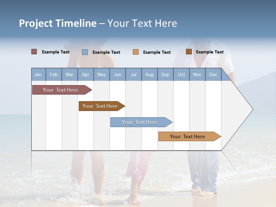 Waterside Journey Child PowerPoint Template