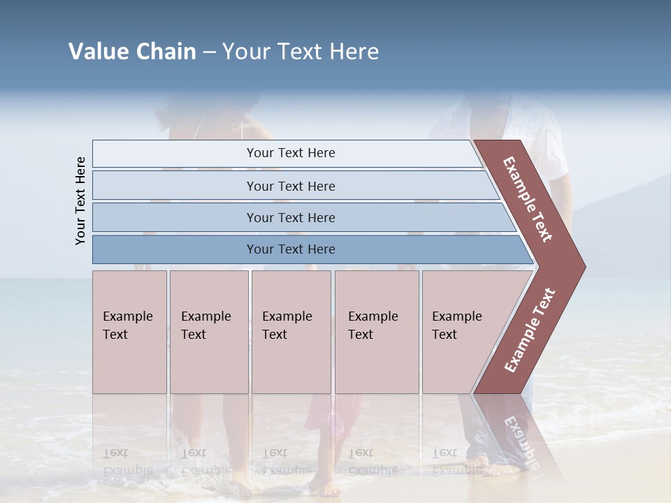 Waterside Journey Child PowerPoint Template