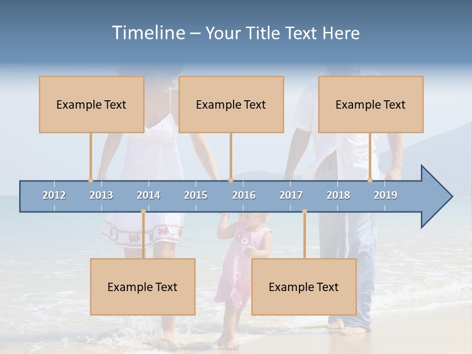 Waterside Journey Child PowerPoint Template