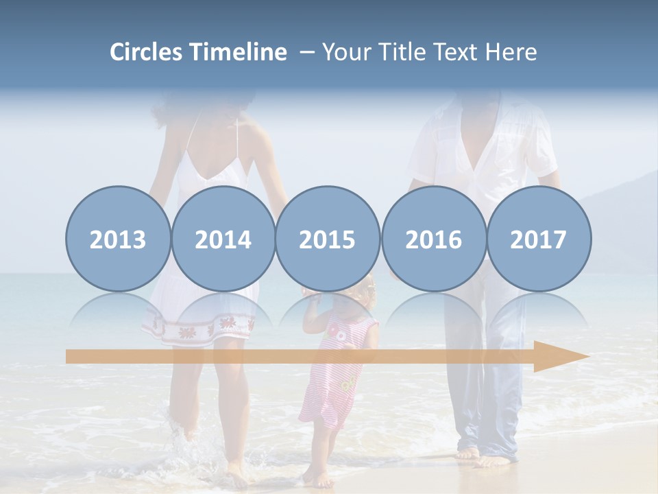 Waterside Journey Child PowerPoint Template