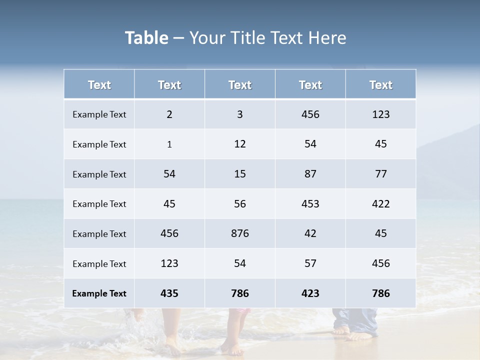 Waterside Journey Child PowerPoint Template