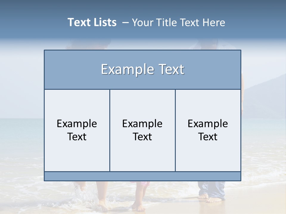 Waterside Journey Child PowerPoint Template