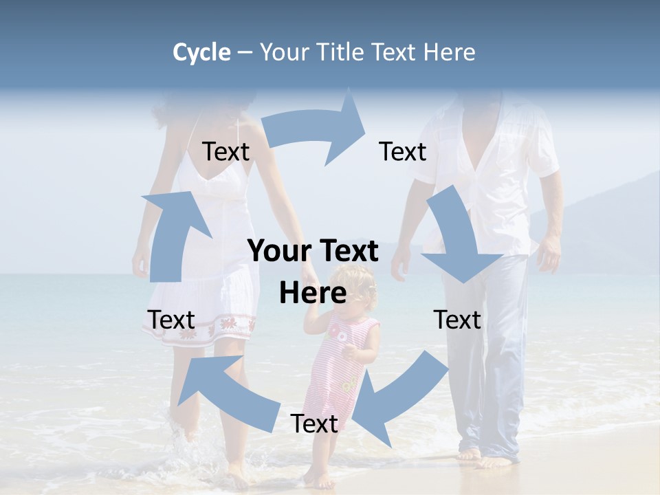 Waterside Journey Child PowerPoint Template
