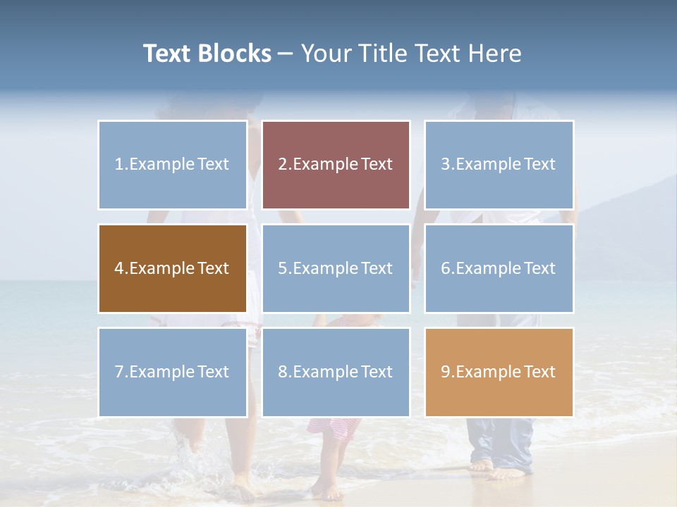 Waterside Journey Child PowerPoint Template