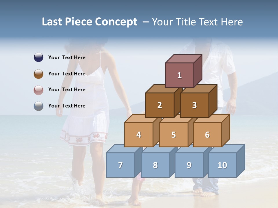 Waterside Journey Child PowerPoint Template