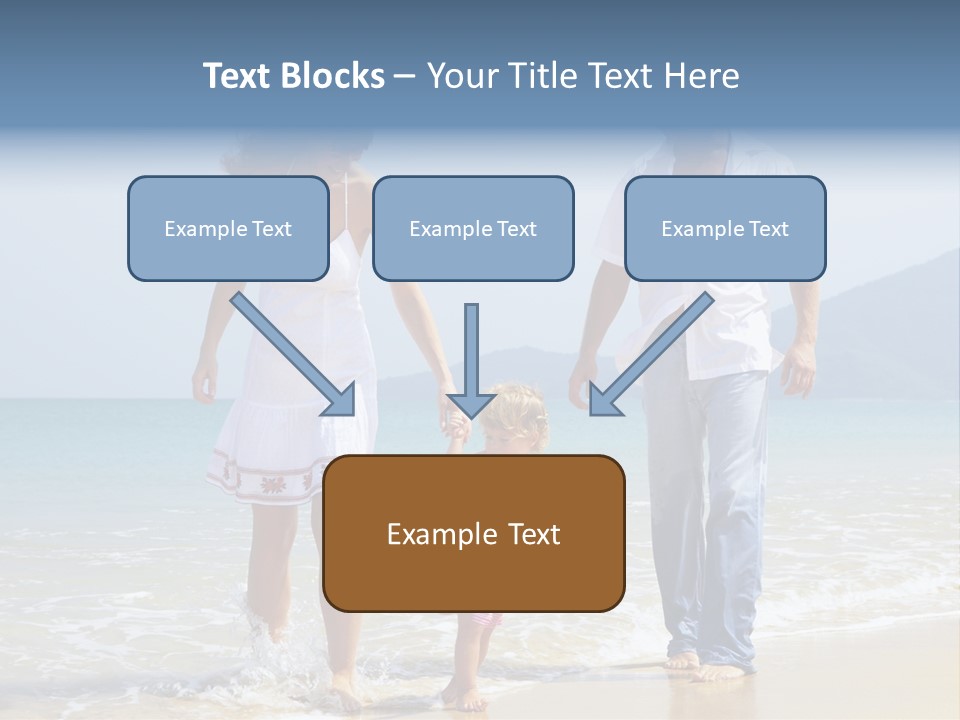 Waterside Journey Child PowerPoint Template