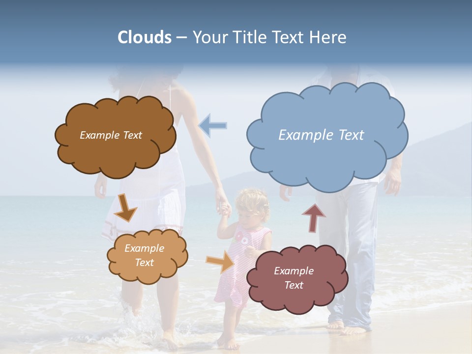 Waterside Journey Child PowerPoint Template