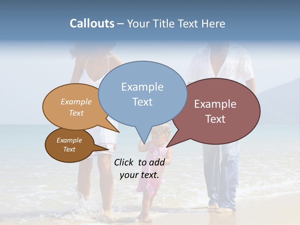 Waterside Journey Child PowerPoint Template