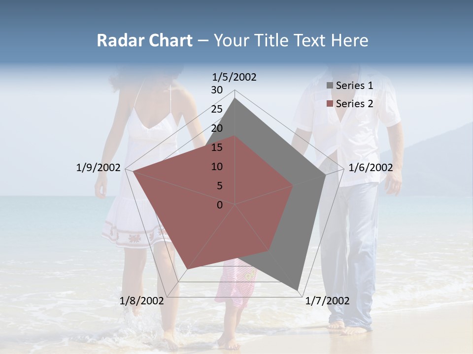 Waterside Journey Child PowerPoint Template