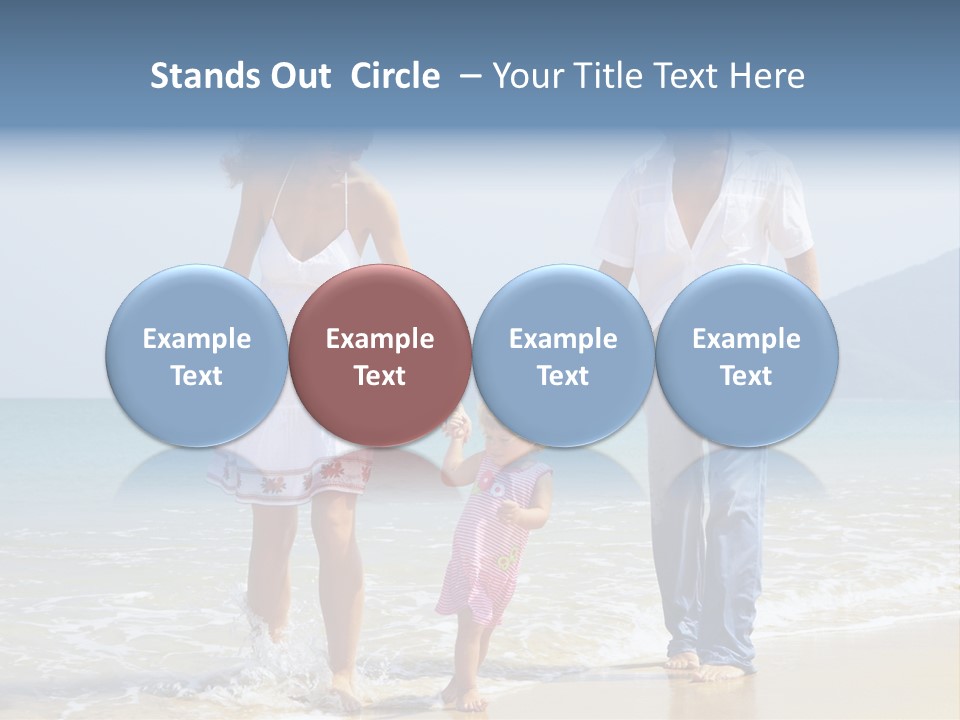 Waterside Journey Child PowerPoint Template
