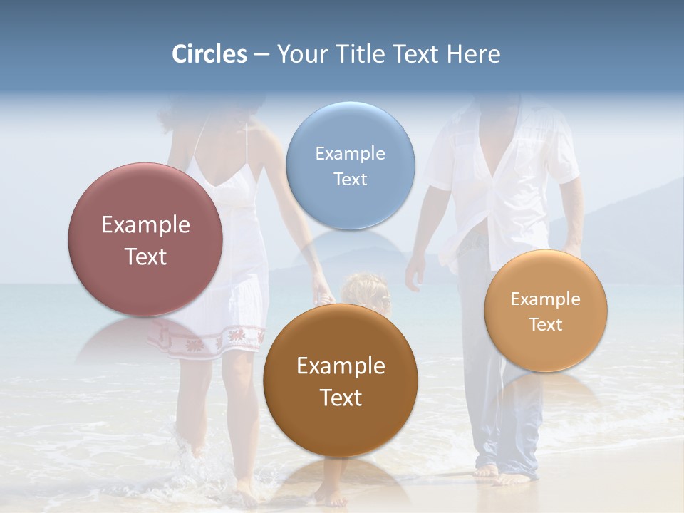 Waterside Journey Child PowerPoint Template