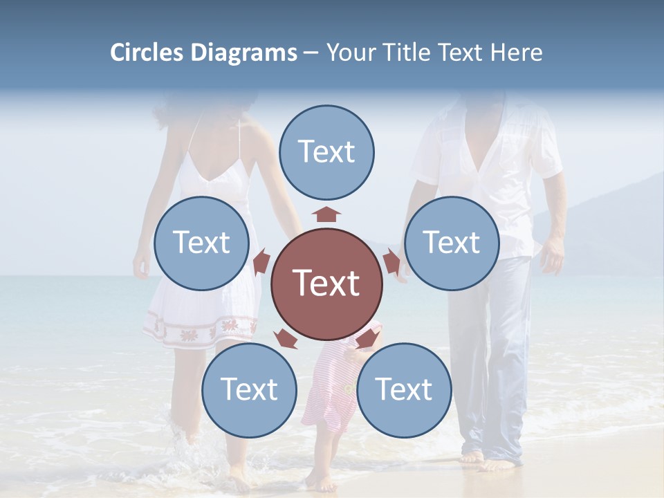 Waterside Journey Child PowerPoint Template