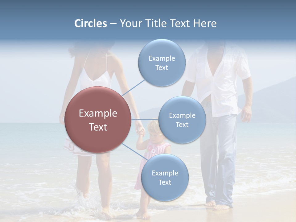 Waterside Journey Child PowerPoint Template