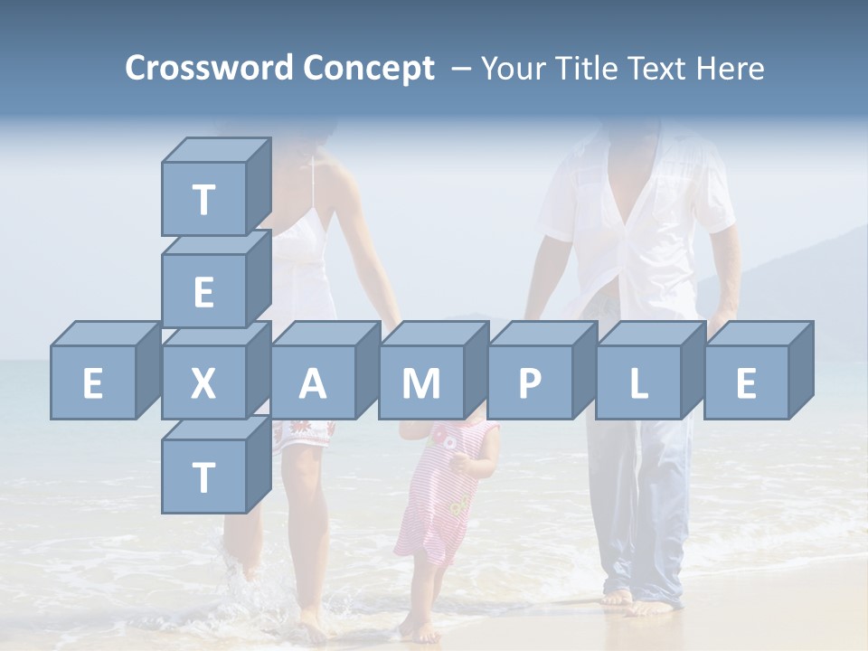 Waterside Journey Child PowerPoint Template