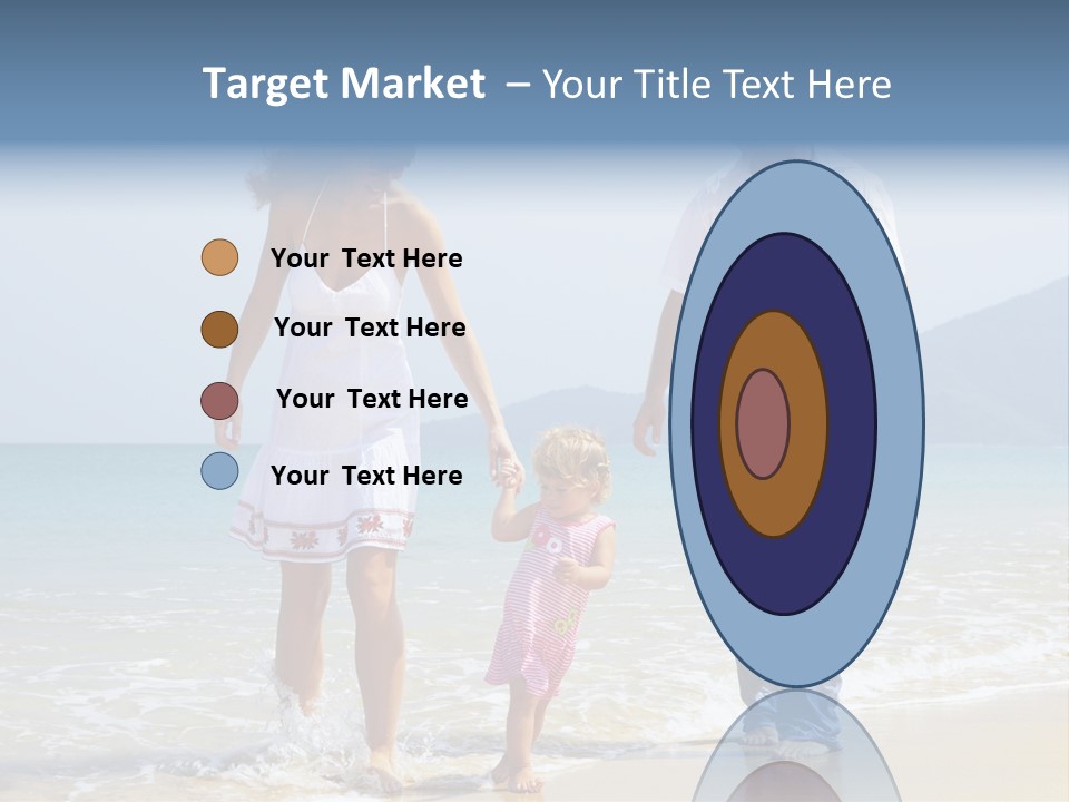 Waterside Journey Child PowerPoint Template