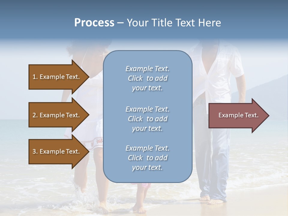 Waterside Journey Child PowerPoint Template