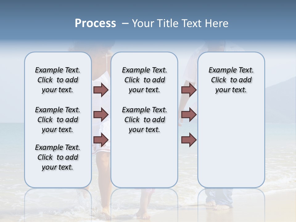 Waterside Journey Child PowerPoint Template